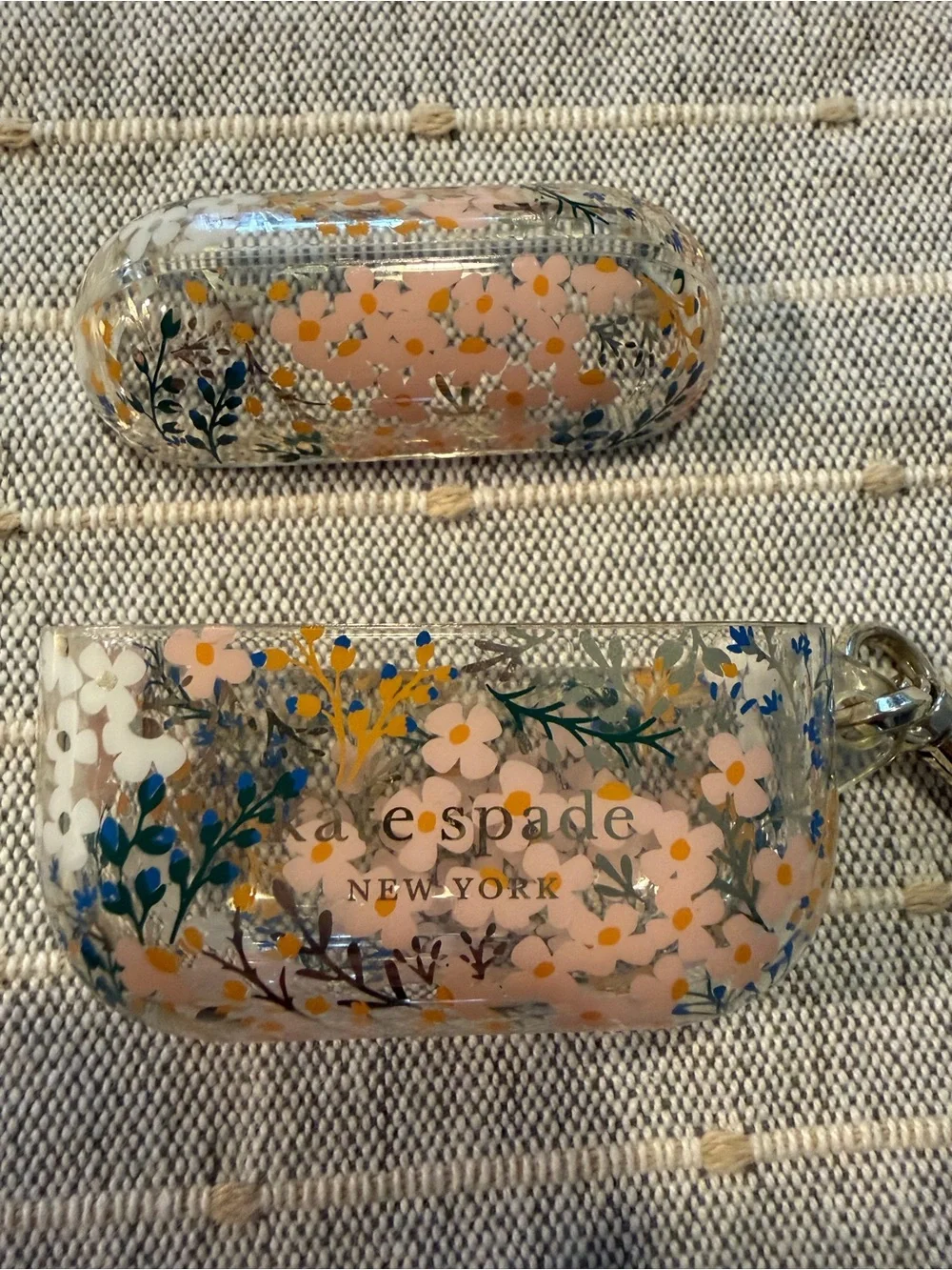kate spade Clear Floral AirPods Pro Case with Keychain